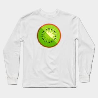 Kiwi Fruit Slice Long Sleeve T-Shirt